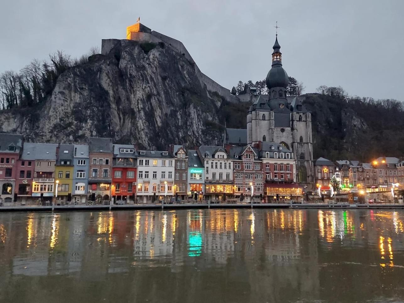 Villa Pieds Dans L'Eau Private Wellness Bordure De Meuse Lustin Esterno foto