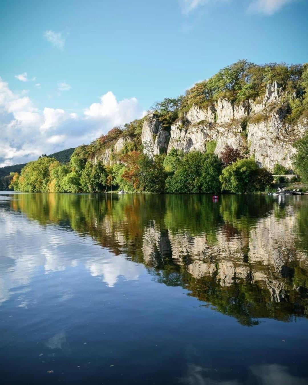 Villa Pieds Dans L'Eau Private Wellness Bordure De Meuse Lustin Esterno foto