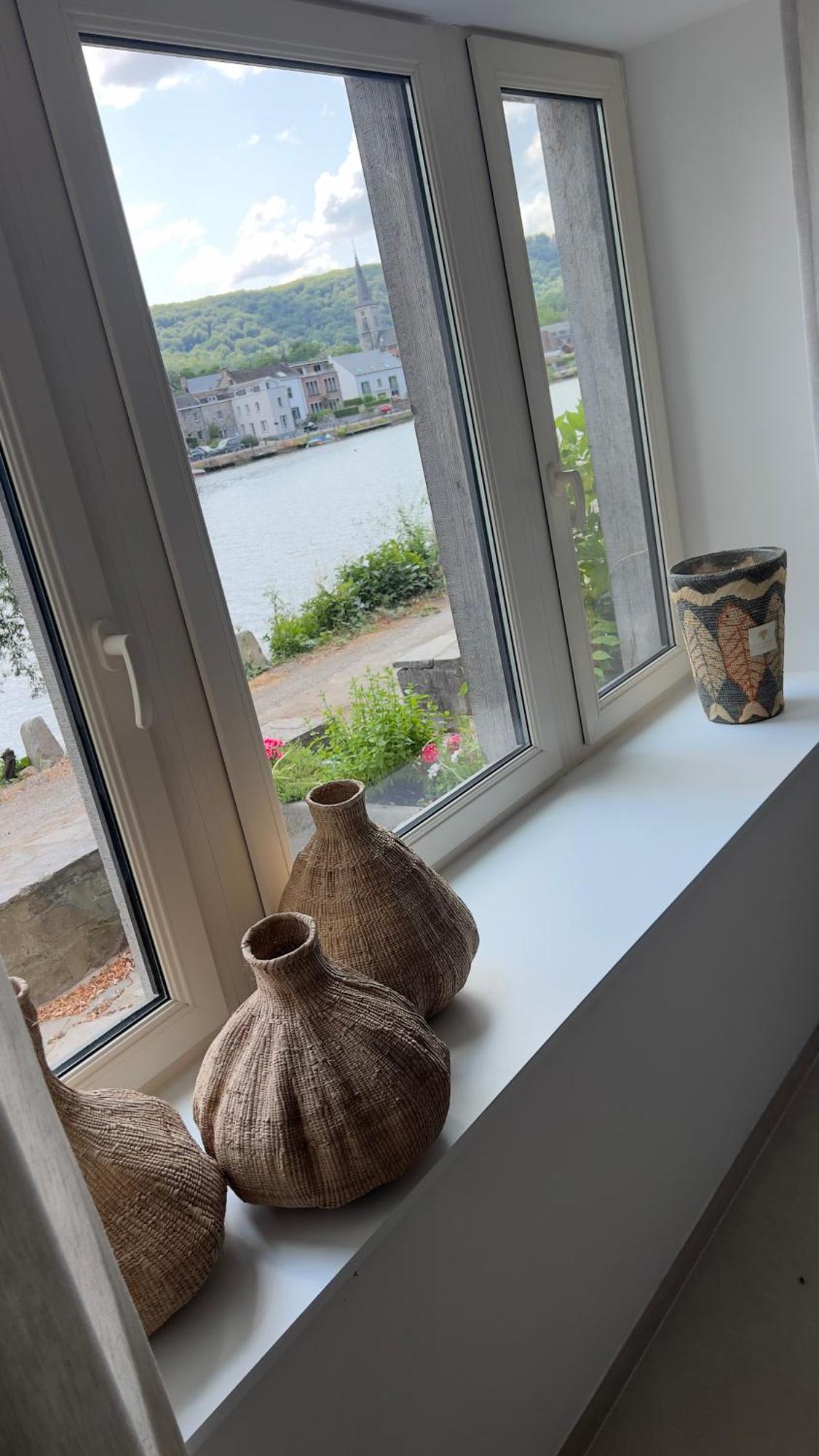 Villa Pieds Dans L'Eau Private Wellness Bordure De Meuse Lustin Esterno foto